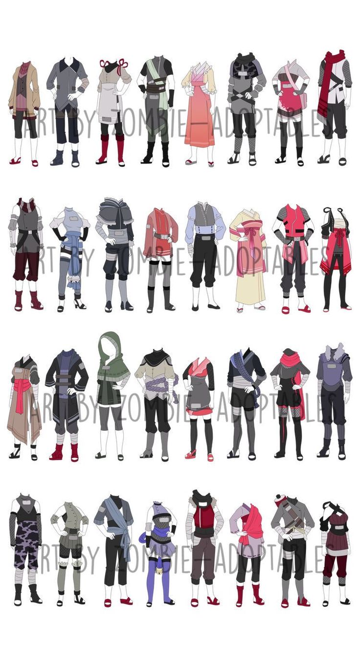 an image of people standing in different outfits and clothes for the character avatar from star wars