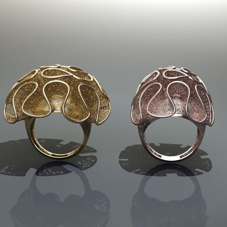 The dimensions and weights of this ring are in popular materials such as yellow gold, white gold, rose gold, green gold, silver, platinum, and palladium can be viewed in the accompanying images. The weight is measured in grams, and the length is measured in millimeters. in both rings. Please note that this is a digital product, and you will receive downloadable STL files for use with appropriate programs and 3D printers. If you encounter any issues with the link, design, or file, please don't he 3d Jewelry Design, Ring Basket, 3d Jewelry, 3d Printed Jewelry, Link Design, Stl Files, 3d Printers, Flower Ring, Green Gold