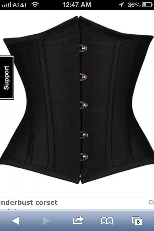 Black under bust corset corsetsuk.com 78£ Under Bust Corset, All I Want, I Want, Black