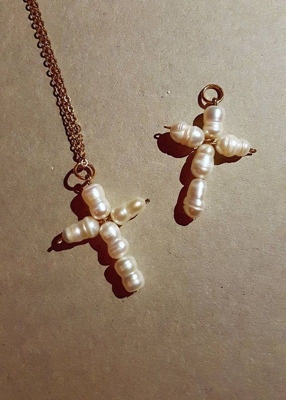 Check out this item in my Etsy shop https://www.etsy.com/listing/856517987/pearl-cross-necklace-greek-cross-pendant