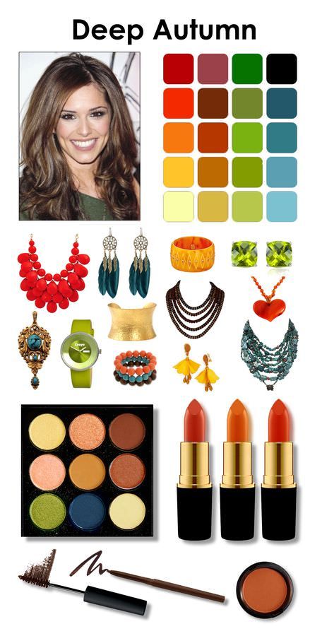 The best dress, make-up and jewelry colors for the 12 color types. Find your board, and see what is flattering you. Look attractive in your best colors! Deep Autumn Makeup, Deep Autumn Palette, Bronze Autumn, Soft Autumn Deep, Autumn Color Palette Fashion, Autumn Skin, Deep Autumn Color Palette, Color Quiz, Autumn Color Palette