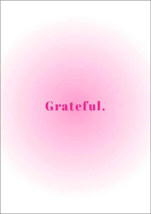 the word grateful written in pink on a white background