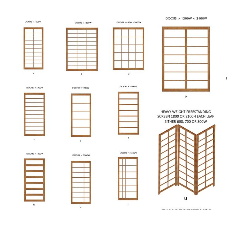 several different types of windows are shown in the diagram above, and below it is an image