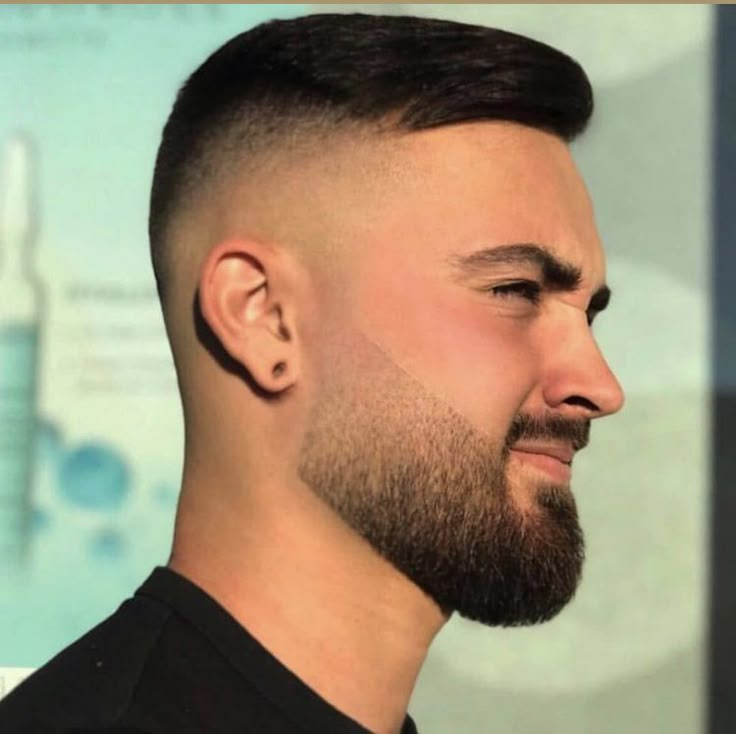 Faded Beard, New Beard Style, Faded Beard Styles, Men Fade Haircut Short, Short Hair With Beard, Beard And Mustache Styles, Mens Hairstyles With Beard, Beard Styles Short, Beard Haircut