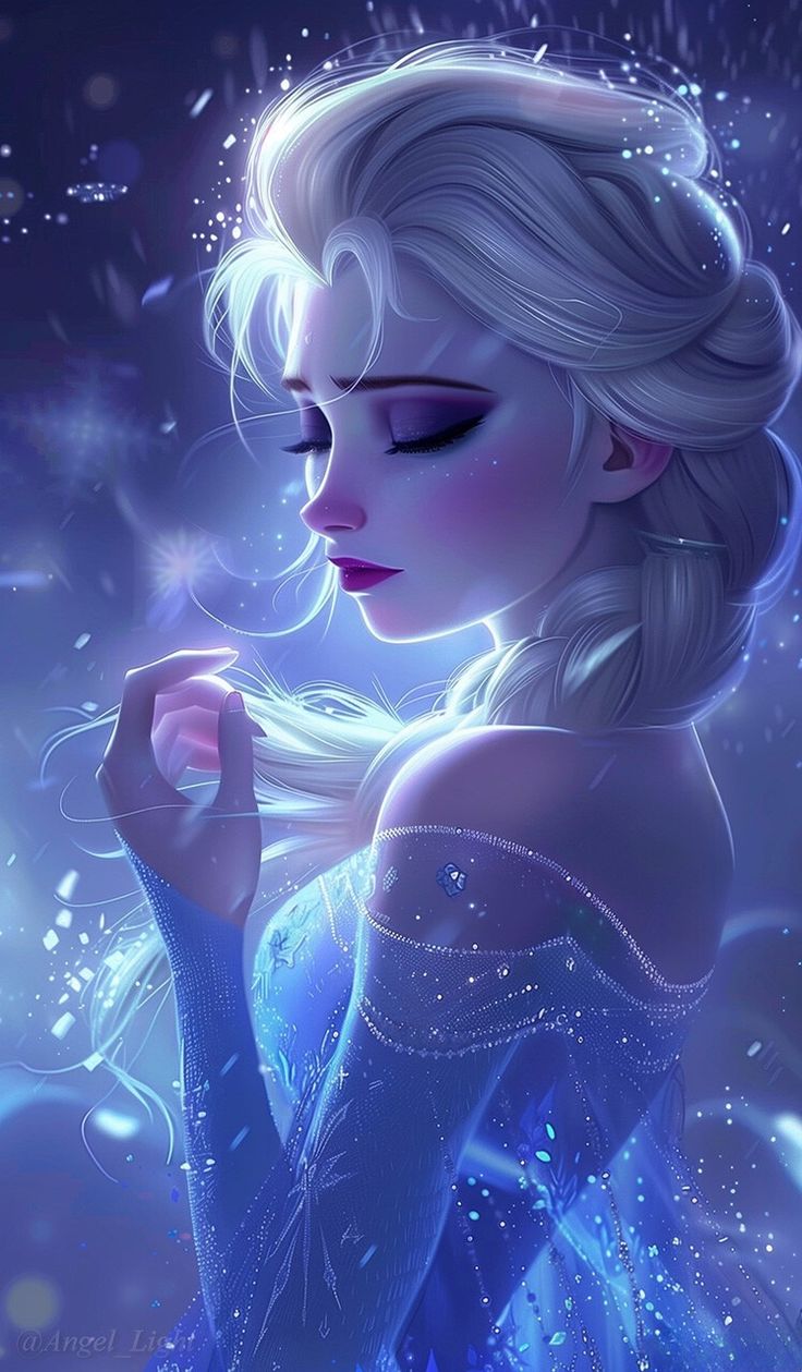 ArtStation - Elsa Elsa Anime, Elsa Photos, Elsa Queen, Princess Artwork, Frozen Fan Art, �ليلو وستيتش, Elsa Art, Frozen Wallpaper, Disney Character Art