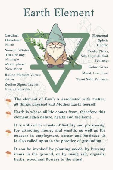 Element Of Earth, The Oregon Trail, Elemental Magic, Earth Element, Magic Spell Book, Witch Spirituality, Wiccan Spell Book, Magick Book, Witchcraft Spell Books