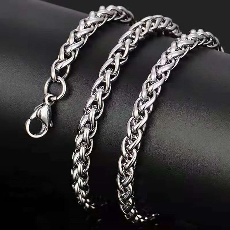 Mens Necklace Stainless Steel Chain, Jewelry Making Chain, Fine Chain,mens, DIY Jewelry, Keel chain The chains come with clasps ❤ Collect them for creating you own style!  ❤ Material: Titanium steel ❤ Color: Stainless steel color   ❤ Size:  50cm-65cm ❤ QTY: 1 pc Choose Stainless Steel Jewelry Stainless Steel jewelry does not tarnish and oxidize, which can last longer than other jewelries. It is able to endure a lot of wear and tear. And it is amazingly hypoallergenic. Such advantages make it a more popular accessory. High quality stainless steel has high resistance to rust, corrosion and tarnishing, which requires minimal maintenance. Stainless steel is one of the most bio-compatible metals, so stainless steel jewelry is amazingly hypoallergenic because of its anti-allergic properties. As Adidas Iphone Wallpaper, Cuban Chain Men, Mens Necklace, Mens Jewelry Necklace, Hip Hop Jewelry, Men's Necklace, Diy Schmuck, Chain Jewelry, Bijoux Diy