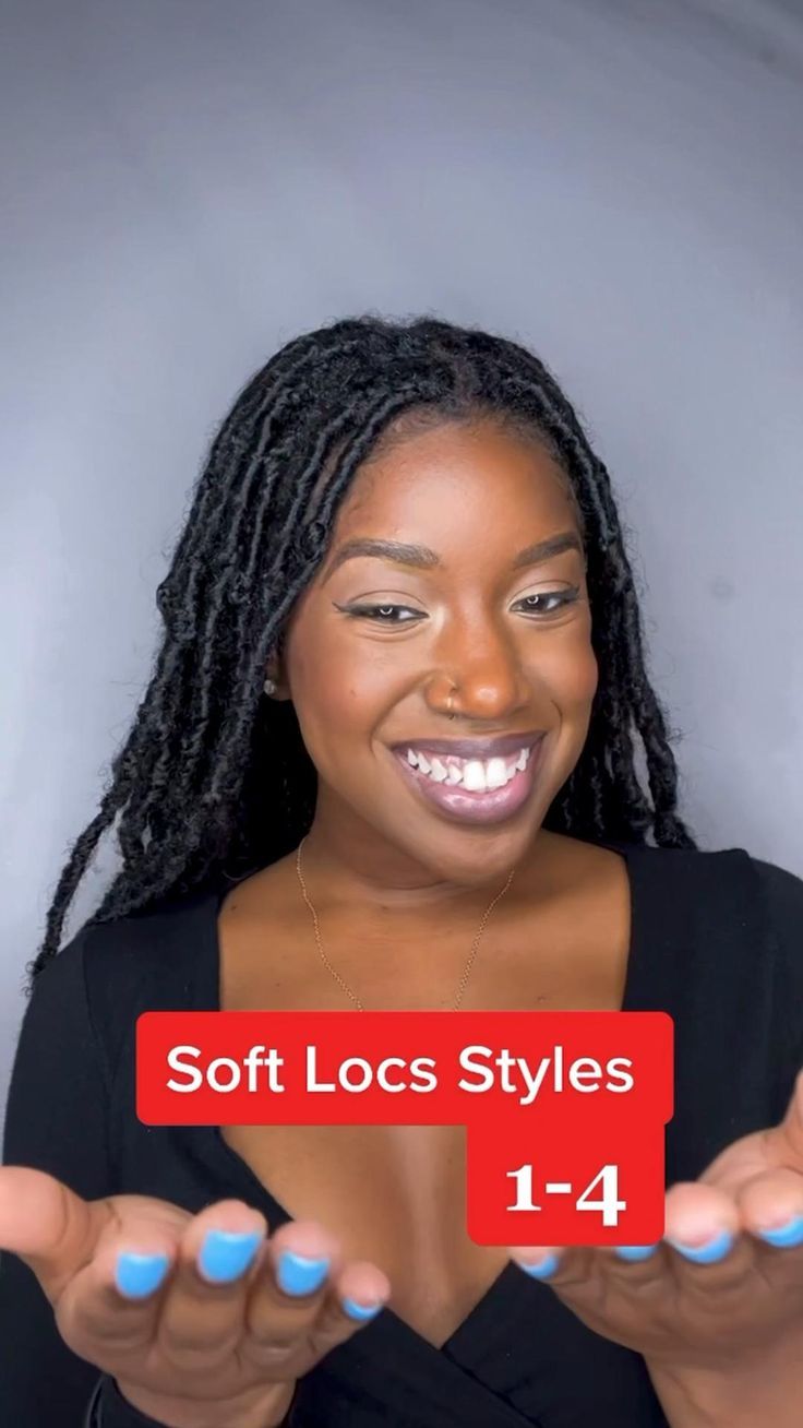 Tranças Faux Locs, Soft Locs Tutorial, Styles Faux Locs, Baby Pink Nails Acrylic, Locs Tutorial, Pink Nails Acrylic, Lock Styles, Hairstyles Protective, Flat Twist Hairstyles