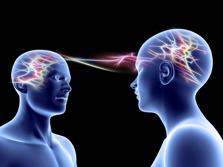 an image of two people facing each other