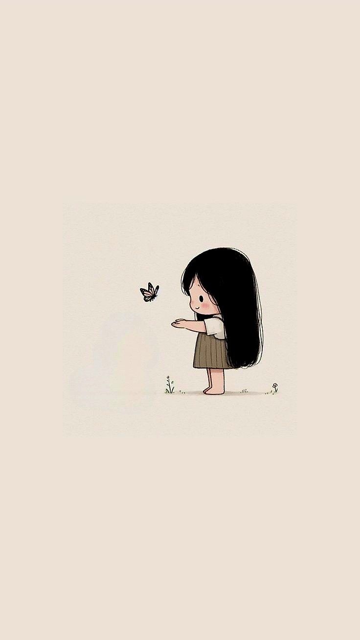 Cute Drawing With Quotes, Profile Picture With Quotes, Instagram Wallpaper Profile, Babygirl Wallpapers Aesthetic, Photo For Instagram Profile, Girly Art Pretty, Pretty Phone Backgrounds Wallpapers, Cute Animated Drawings, Cute Wallpaper Backgrounds Phone Wallpapers