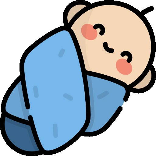 an image of a baby sleeping on his back