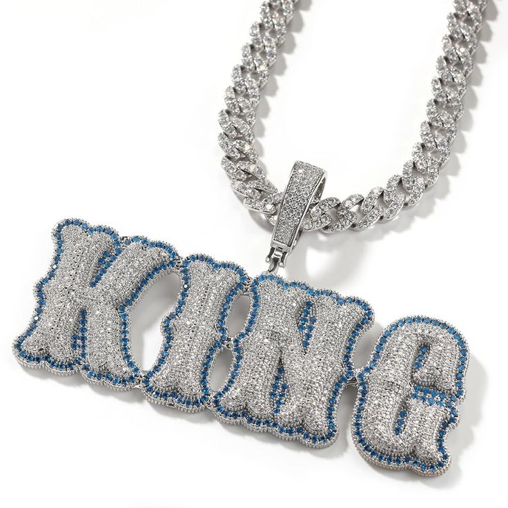 PRICES MAY VARY. 💎[Custom Bubble Letter Necklaces ]: 1. Choose pendant style. 2. Click "Customize Now". 3. Add it to the cart. 💎[Custom Hip Hop Chain]: Custom information can be letters or numbers, cannot special symbols. 💎[5A Cubic Zirconia]: Iced Out Pendant,Each letters are full of CZ diamond.Makes you stand out from the crowd wherever you go. 💎[Designed for You]: Custom your name on your necklace is a meaningful thing.Shows your unique charm and personality.Customized Necklace with Name. Name Chain, Hip Hop Chains, Letter Pendant Necklace, Nameplate Necklace, Gold Name Necklace, Punk Jewelry, Custom Pendants, Custom Name Necklace, Mens Pendant