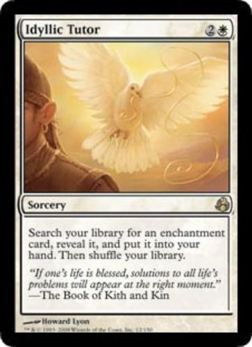 a card with an image of a white bird on it's back and the words,