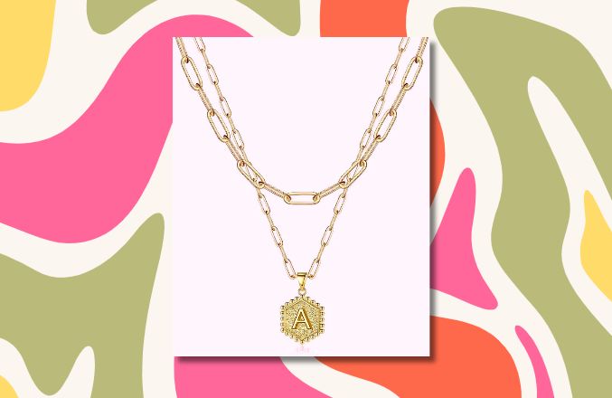 Dainty Layered Necklaces, Gold Layered Necklaces, Necklaces Dainty, Gold Necklace For Women, Initial S, Initial Necklaces, S Necklace, Layering Necklaces, Dainty Gold Necklace