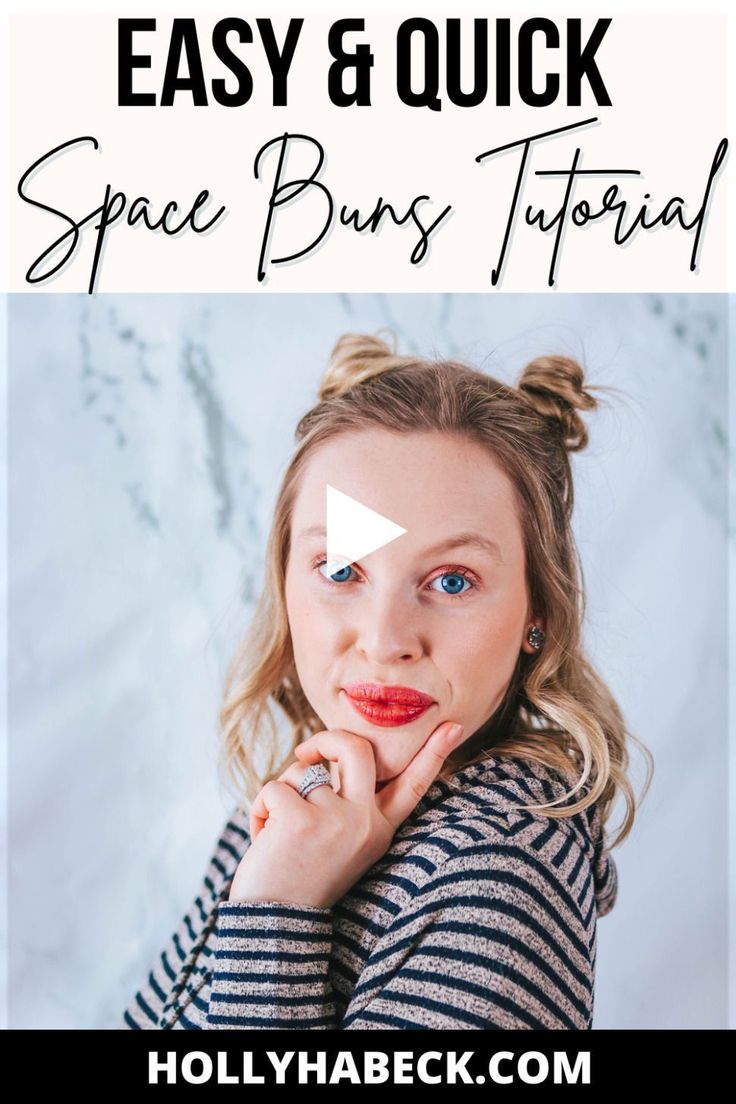 Learn how to do space buns with this easy space buns tutorial that even works for shortthin hairtrendy sho Double Buns Tutorial, Easy Space Buns, Space Buns Tutorial, Buns Tutorial, Best Hair Brush, Short White Hair, Best Hair Mask, Short Hair Images, Trendy Haircuts For Women