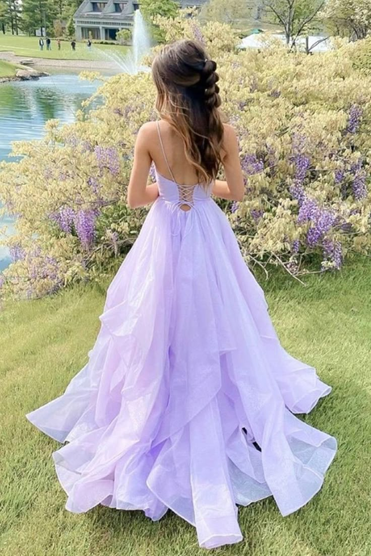 Silueta: una línea
Cintura: Natural
Longitud de la manga: sin mangas
Color mostrado: púrpura/rosa
Sujetador integrado: sí Tulle Long Prom Dress, Purple Evening Dress, Prom Dresses Long Pink, Backless Evening Dress, Winter Formal Dresses, Pink Evening Dress, Spaghetti Strap Prom Dress, Dream Prom, Prom Dress Ideas