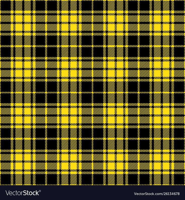 a yellow and black plaid pattern