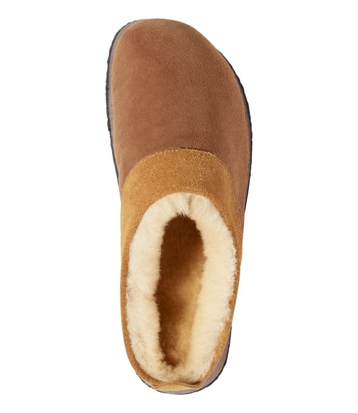 Winter Shearling Slip-on Mules, Winter Suede Clogs, Casual Sheepskin Slip-on Clogs, Comfy Slip-on Clogs With Rubber Sole, Comfy Clogs With Rubber Sole And Round Toe, Winter Suede Slip-on Clogs, Winter Slip-on Suede Clogs, Winter Suede Clogs With Rubber Sole, Comfortable Winter Clogs With Faux Fur Lining