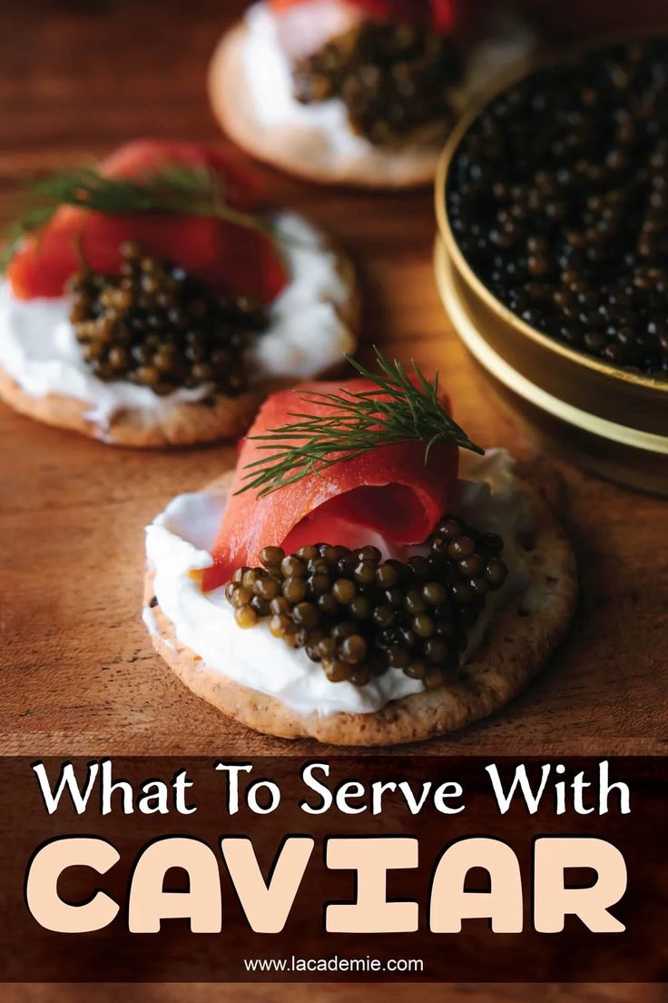 what to serve with caviar is an easy and delicious appetizer for any occasion