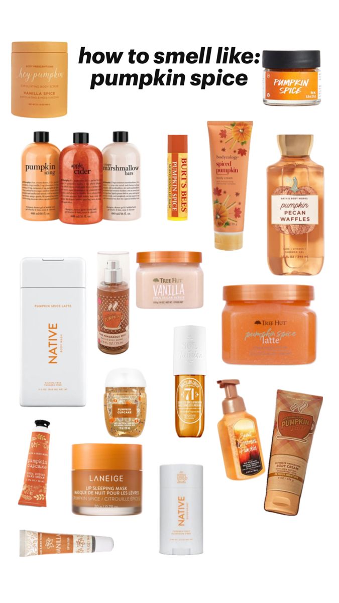 Pumpkin Shower Routine, How To Smell Like Pumpkin, How To Smell Like Autumn, How To Smell Like Pumpkin Spice, How To Smell Like Fall, Pumpkin Spice Perfume, How To Smell Like, Pumpkin Spice Scent, Halloween Boo Basket