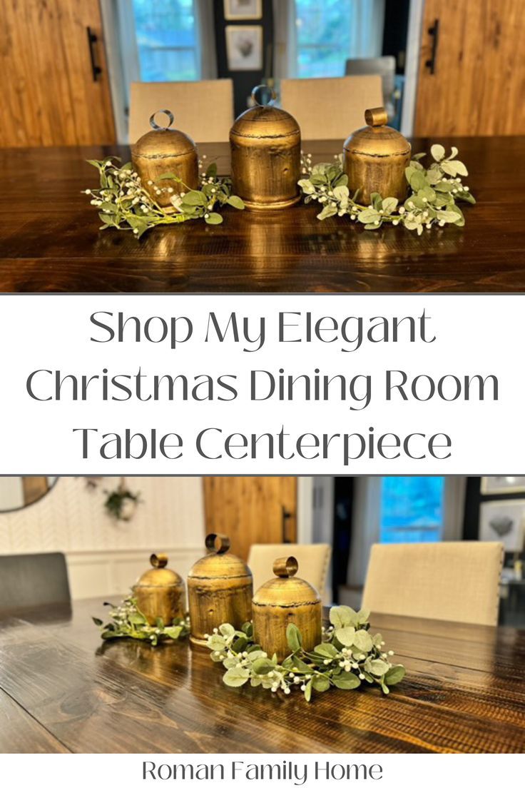 Discover how to decorate your dining room table for Christmas with my latest shop my home LTK link featuring my favorite simple dining room table Christmas centerpiece. This sophisticated Christmas centerpiece for dining room effortlessly captures the magic of the season. Ideal for those who appreciate elegance with a hint of holiday spirit, this Christmas dining table centerpiece will make your dining space the star of your Christmas celebration. Click the link to shop today! Dining Room Table Christmas Centerpiece, Dining Room Table Christmas, Table Christmas Centerpiece, Christmas Dining Table Centerpiece, Christmas Dining Room Table, Simple Dining Room, Table For Christmas, Dining Room Table Centerpieces, Christmas Dining Room