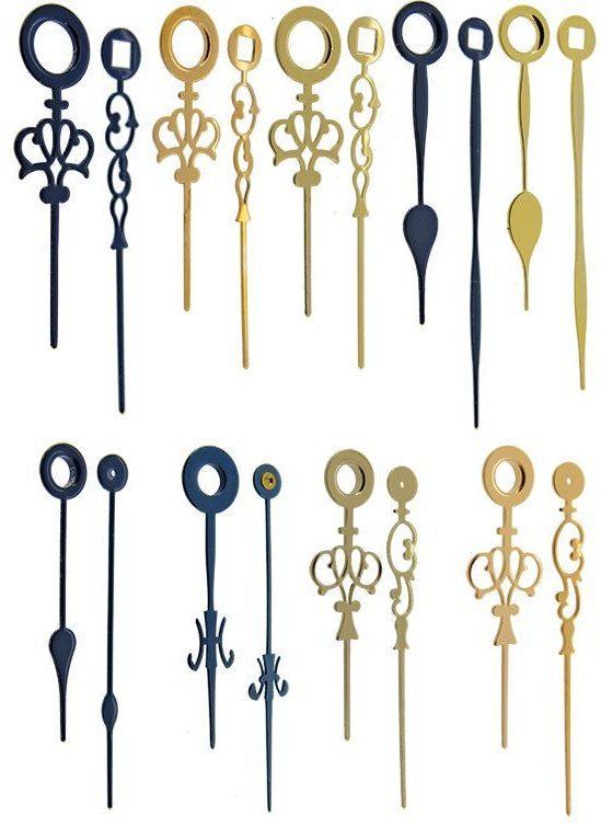 a bunch of different types of scissors on a white background