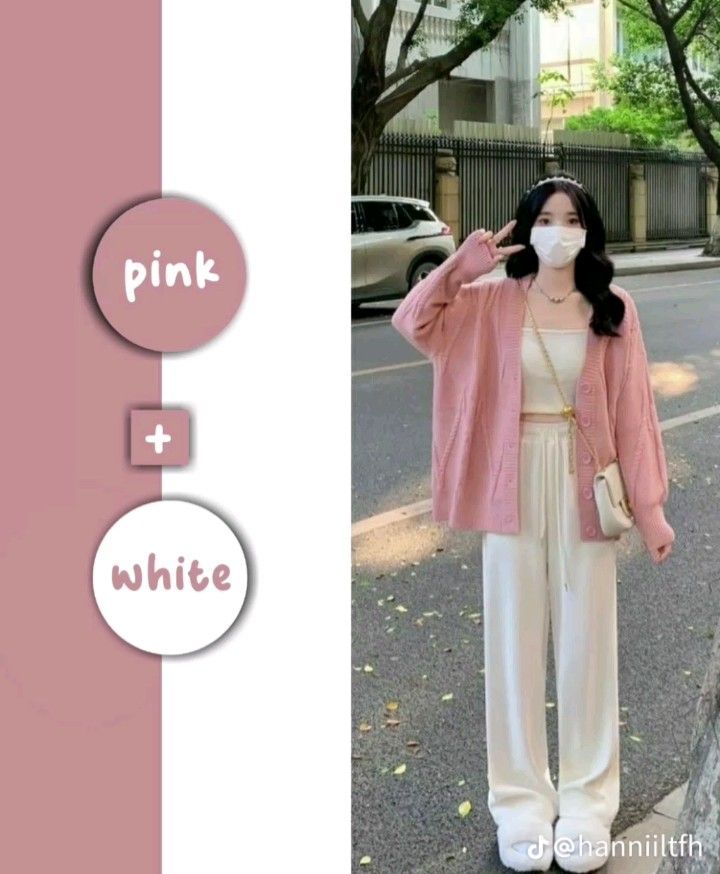 Pastel Colorful Outfits, Dress Colour Combination Ideas, Pink Pastel Outfit, Mix And Match Colors Outfits, Mix And Match Outfits Hijab, Outfit Korean Style, Color Outfits, Mix Match Outfits, Simple Style Outfits