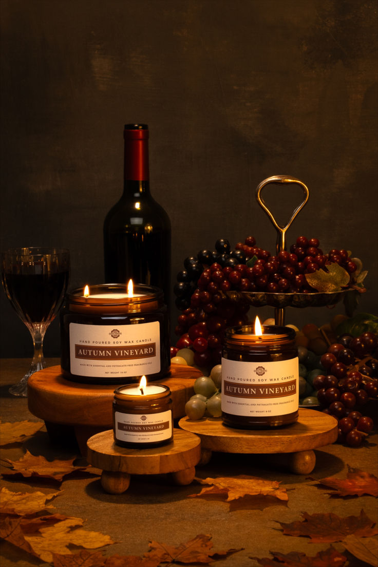 Made with the utmost care, each soy-candle is poured by hand and is free from harmful chemicals like lead and phthalates. Our non-toxic scents are derived from premium essential oils and Prop 65-compliant fragrance oils, ensuring a clean and refreshing burn. Autumn Vineyard is a sun-drenched escape where tangy citrus and ripe grape notes intertwine. Imagine gentle cool breezes carrying the promise of harvest through rolling hills. Autumn Vineyard, Candle Photography Ideas, Orange Candle, Beautiful Wallpapers For Iphone, Candles Photography, Professional Boxer, Good Night Love Images, Rustic Candles, Hand Poured Soy Candles