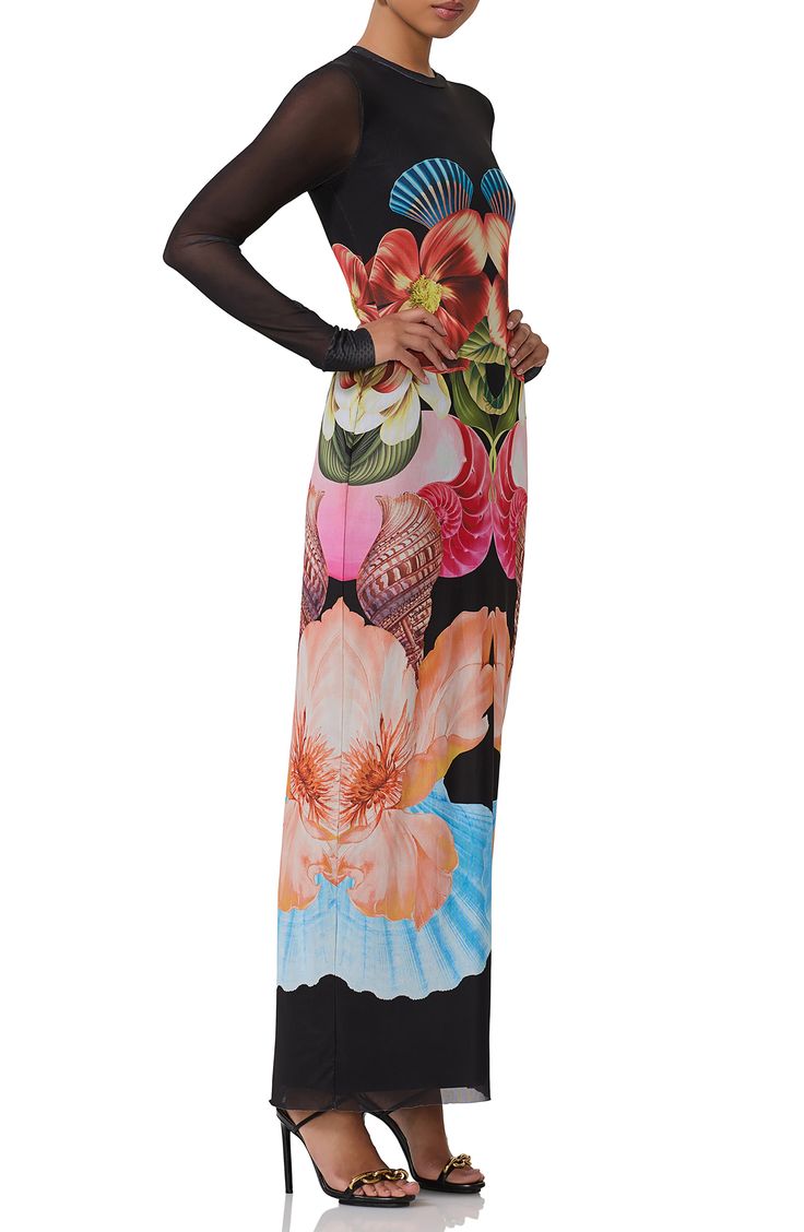 A curve-skimming mesh maxi boasts a captivating print and packing-list potential. Slips on over head Crewneck Long sleeves Lined 95% polyester, 5% spandex Machine wash, tumble dry Imported Mesh Maxi Dress, Bird Of Paradise, Nordstrom Dresses, Just For Me, Packing List, Hibiscus, Dallas, Paradise, Slip On