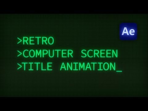 an old computer screen with the words'retro'in green and black letters on it