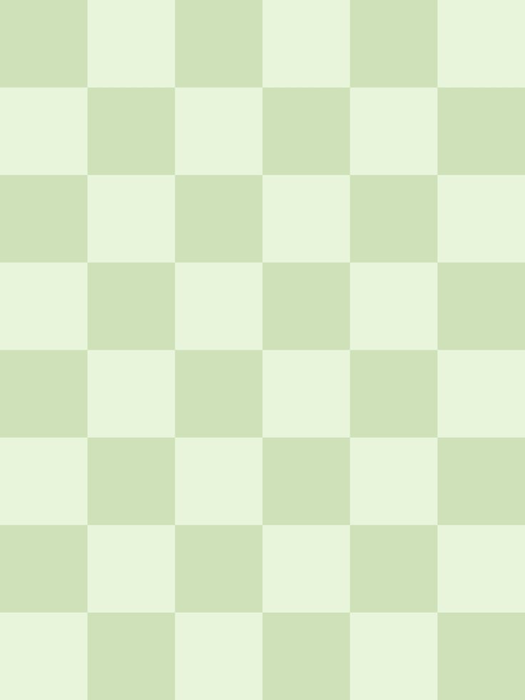 a green and white checkered wallpaper with small squares on the bottom right corner