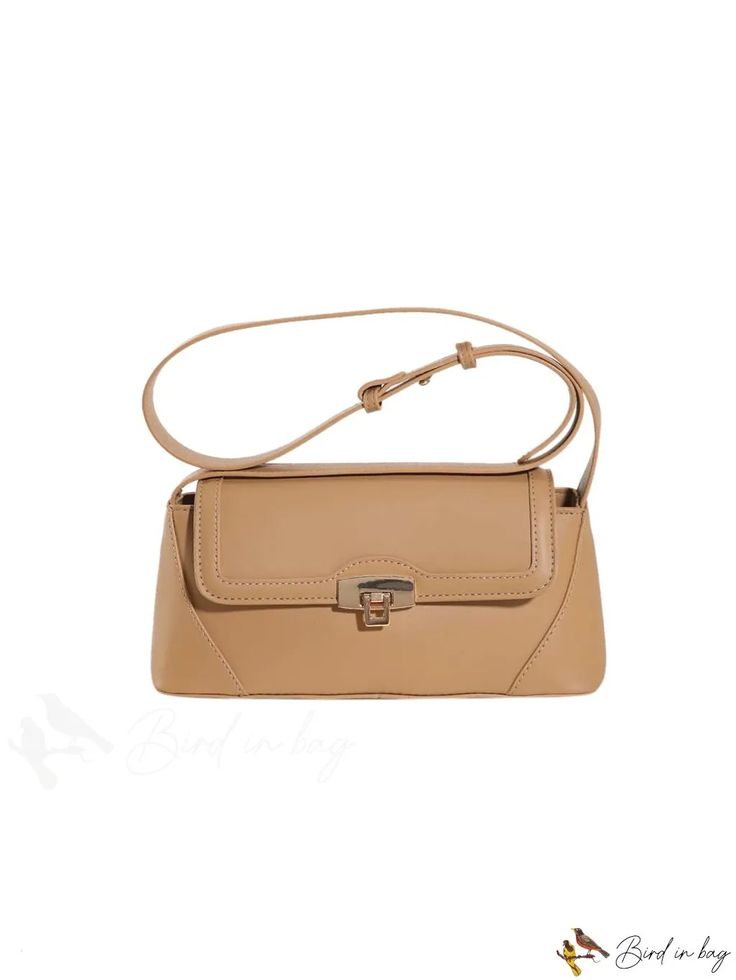 BirdinBag - Stylish Womens Shoulder Bag Backpack in Trendy Solid Color - New Arrival Versatile Bags With Hasp Closure For Daily Use, Everyday Satchel Baguette Bag With Phone Holder, School Baguette Bag With Adjustable Strap, Beige Rectangular Bag With Hasp Closure, Travel Square Shoulder Bag With Hasp Closure, Beige Baguette Satchel Bag For Daily Use, Beige Satchel Baguette Bag For Daily Use, Beige Satchel Shoulder Bag With Hasp Closure, Beige Satchel Flap Bag With Phone Pocket