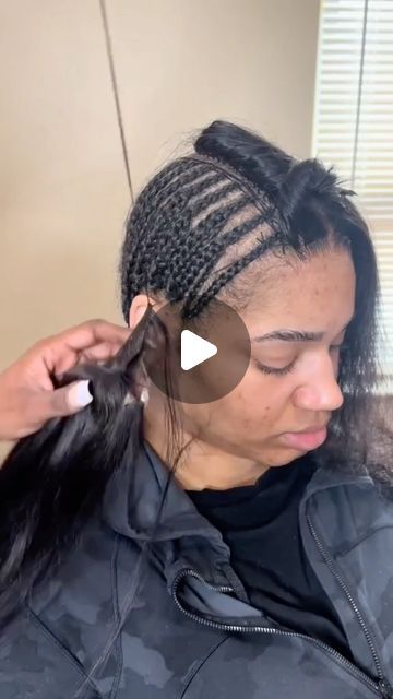 Straight Weave Hairstyles For Black Women Sew Ins Lace Closure, Lace Closure Sewin, Sew In Hairstyles Leave Out, Sew In With Frontal Closure, Full Weave With Closure Sew Ins, Half Up Half Down Closure Sew In, Sewin Leave Out, Sewin Weave Hairstyles No Leave Out, 2×6 Closure Sew In