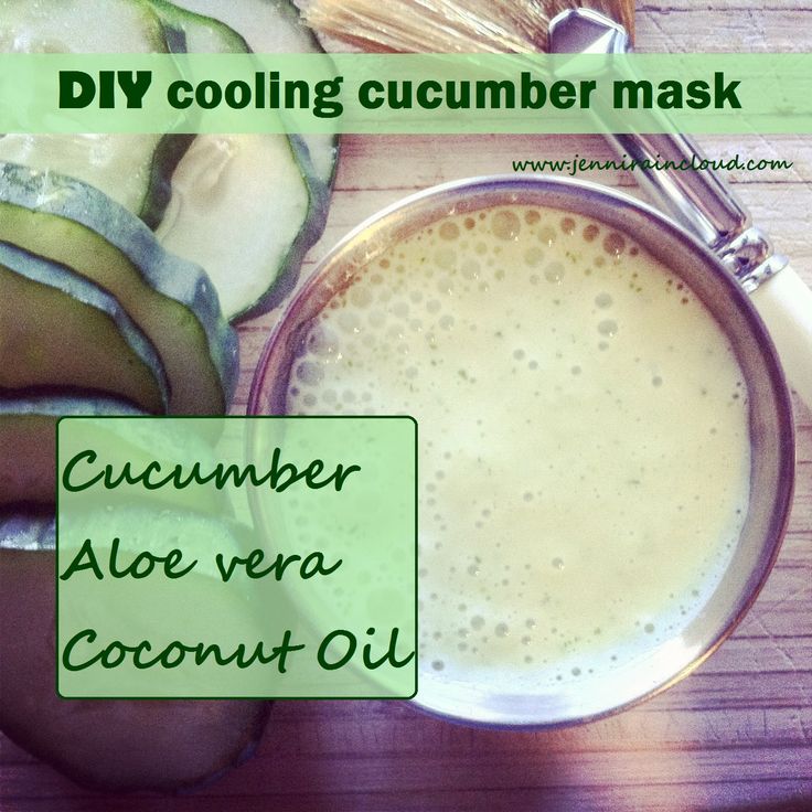 Cucumber On Eyes, Cucumber Mask, Unrefined Coconut Oil, Cleansing Mask, Face Mask Recipe, Homemade Beauty Tips, Diy Beauty Recipes, Mascara Facial, Homemade Beauty