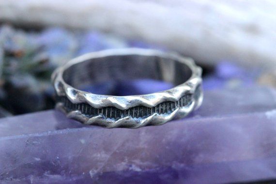 Sterling Silver Stacking Ring Sterling Silver Ring Band Silver Stacking Rings Sterling Silver Stackable Rings Sterling Silver Mens RingThis listing is for one sterling silver twist and ladder patterned stacking band. This thick sterling silver band features a beautiful and deeply engraved funky pattern that is elegant and bohemian at once. Wear it alone or with other stacking rings. I love wearing my stacking set on my thumb to compliment other beautiful rings on my other fingers. The combinatio Silver Stackable Rings, Ring Set Silver, Silver Labrador, Sterling Silver Stackable Rings, Affordable Rings, Black Diamond Bracelet, Silver Mens Ring, Silver Ring Band, Rings Sapphire