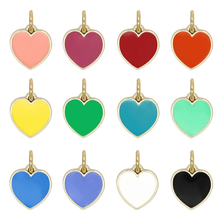 Find the Enamel Hearts Charm Mix by Bead Landing™ at Michaels. This fun set of charms from Bead Landing will add a playful touch to your accessory creations. With an assortment of enameled hearts in bright hues, these charms are great on their own used to fill out a chain bracelet or paired with complimentary stones and beads to make cute dangly earrings. This fun set of charms from Bead Landing will add a playful touch to your accessory creations. With an assortment of enameled hearts in bright Playful Heart-shaped Everyday Jewelry, Playful Everyday Heart-shaped Jewelry, Multicolor Heart Charm Necklaces With Heart Beads, Playful Heart Beads Jewelry For Everyday, Everyday Multicolor Jewelry With Heart Charm, Heart-shaped Charms With Removable Details For Everyday, Heart-shaped Charms For Everyday And Valentine's Day, Valentine's Day Heart Charms With Heart Beads, Everyday Heart Shaped Removable Charms