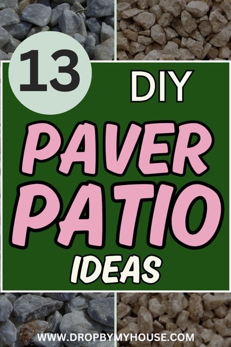 Laying Pavers, Permeable Pavers Driveways, Diy Paver Patio, Diy Stone Patio, Concrete Pavers Walkway, Paver Stone Patio, Best Backyard Ideas, Diy Paver, Inexpensive Patio