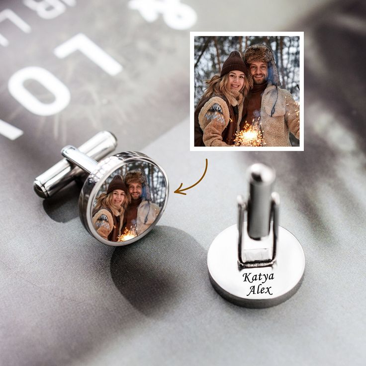 "MEMORIAL PHOTO CUFFLINKS FOR MEN *Carry the precious memories of your loved ones *It is a perfect gift for boyfirends , husband, father, family , friends and lovers, etc. PRODUCT DETAILS *Material： Stainless steel, environmentally friendly and durable *Dimension：0.7\" *Customizable: Photo and Text customization PACKAGE *Available in velvet bags and gift boxes HANDLING AND SHIPPING TIME *Handling time: 1-3 days *United States: 6-10 days" Personalized Cufflinks Wedding, Velvet Bags, Photo And Text, Personalized Cufflinks, Photo Pendant, Cufflinks Wedding, Precious Memories, Wedding Memorial, Custom Portrait