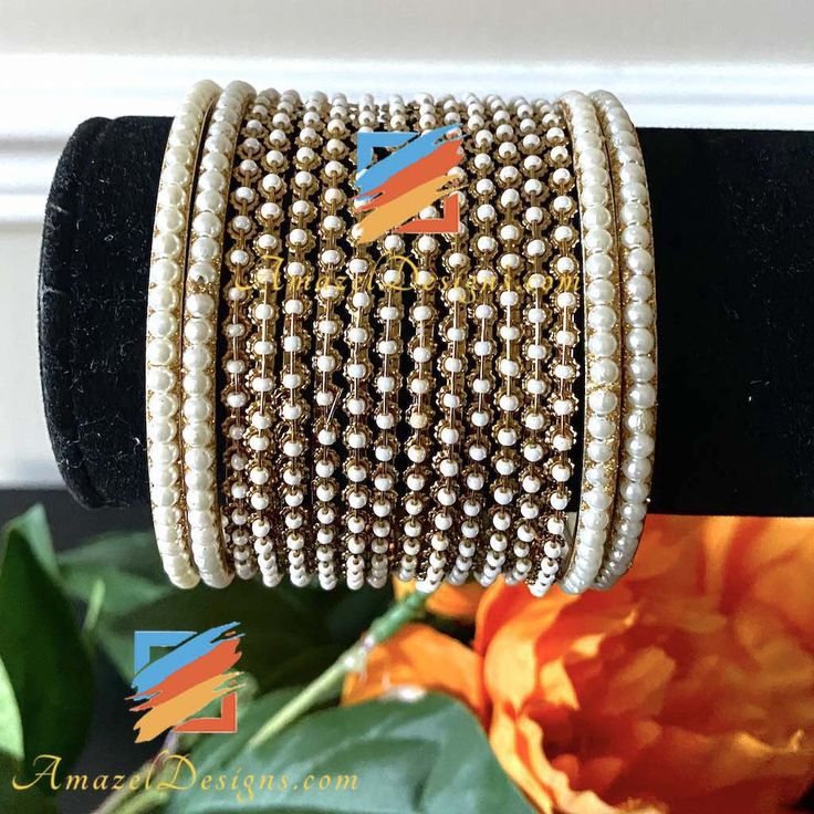 Moti Bangles Bangle Set can be customized with any Bangle or Kada. - Talk to us to Add or Remove any bangle and adjust pricing. - Price shown is for Both Hands Explore more INDIAN BANGLES, Indian Kada, CHURA, Bridal Kada 👉 PUNJABI BRIDAL JEWELLERY ONLINE 💁🏻‍♀️Kamalika, US ⭐️⭐️⭐️⭐️⭐️ Great collection. Prompt delivery. Exceeded my expectations- more beautiful than the picture. Love the packaging which comes with a 'Thank You' note. Great customer care. Very happy with whatever I purchased. High