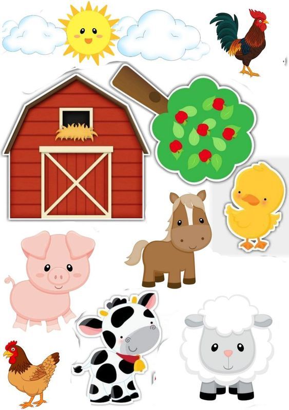 Kids Party Centerpieces, Farm Animals Preschool, Farm Animal Crafts, Farm Theme Birthday, Farm Animal Party, Farm Animals Theme, Farm Animals Birthday Party, Farm Themed Birthday Party, Farm Animal Birthday