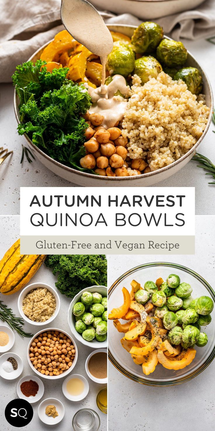 an image of autumn harvest quinoa bowls