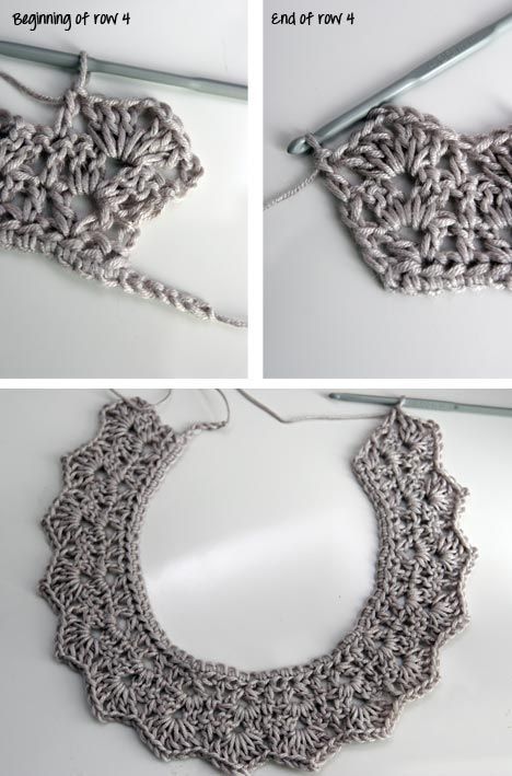 crocheted necklaces are being worked on by the same person as they appear in this video