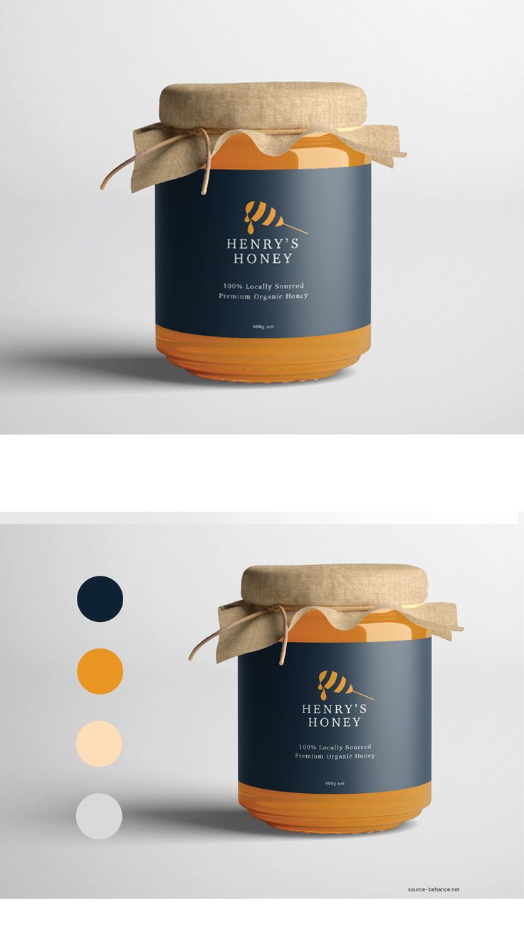 Customized Honey Packaging design ideas Honey Label Design Ideas, Honey Packaging Design, Honey Branding, Olive Oil Bottle Design, Label Design Ideas, Honey Label Design, Honey Jar Labels, Logo Bee, Honey Logo