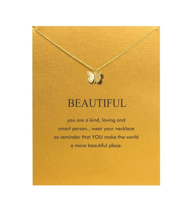 PRICES MAY VARY. 【Necklace Meaning】 Wear your necklace as reminder that YOU make the world a more beautiful place. 【Inspirational Message Card】 Start with a good quality greeting card to show that you value your girffriend, colleagues and more. We hope everyone get the best wishes and the sincere words from time to time pull at your heart. 【Size】chain length 16.5in +1.9in and fashion necklace for women jewelry. Match with suitable apparel for different occasion. 【PERFECT GIFT IDEA】Packaged with Cheap Inspirational Necklaces For Anniversary, Making Friendship Necklaces, Affordable Sentimental Necklace For Birthday Gift, Best Freinds Necklace, Affordable Birthday Gift Necklace With Message Card, Cheap Anniversary Jewelry With Message Card, Cheap Birthday Gift Necklaces With Message Card, Cheap Inspirational Jewelry For Best Friend Gift, Gifts For Friends Necklaces