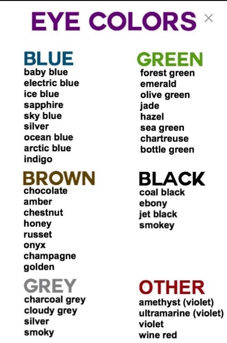 an image of the words in different colors