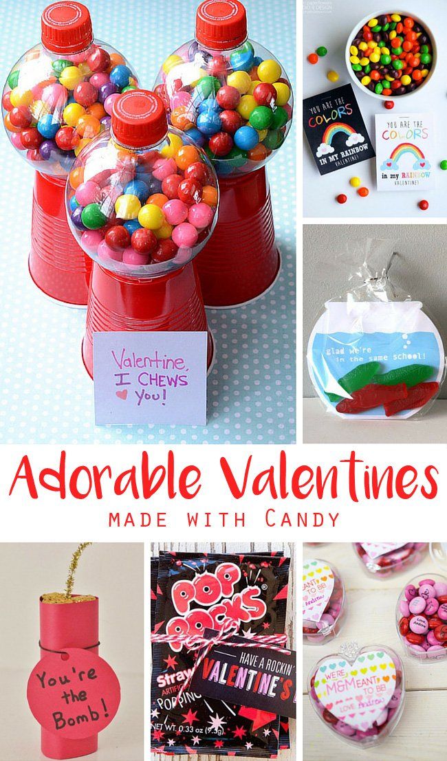 adorable valentine's day crafts made with candy