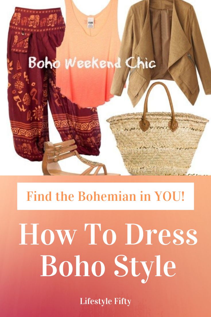 How to dress Boho Style. Go Boho! It's a great look if you know how! Want to look a little more bohemian, a little bit hippy, but not too gypsy? Check out today's blog post for Boho style tips and essentials. #Boho #bohemian #bohostyle #bohemiandress #howtodressboho Boho Dress Over 50, Boho Tops For Women Over 50, Boho Fashion Over 50 Bohemian, Bohemian Style Clothing For Older Women Boho Chic Summer Outfits, Affordable Boho Clothes, Bohemian Outfits Women, Boho Clothes For Older Women, Colorful Boho Outfit, Modern Boho Outfit