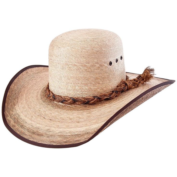 Sahuayo Palm Leaf Open Crown Cowboy Hat - VaqueroBoots.com - 1