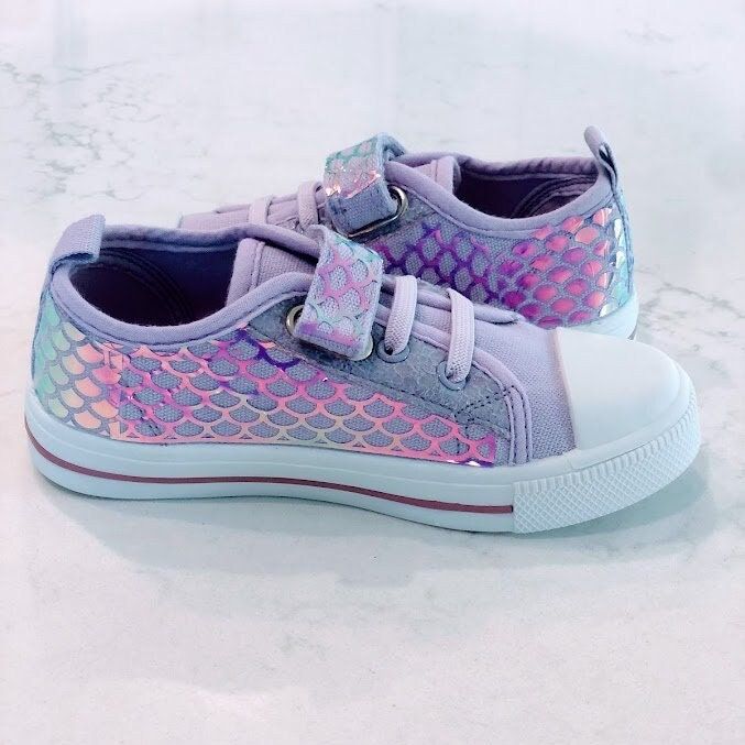 Canvas shoes with holographic vinyl mermaid scales added!! Iridescent Low-top Sneakers For Sports, Purple Glitter Low-top Sneakers, Little Mermaid Shoes, Purple Slip-on Sneakers With Rubber Sole, Toddler Mermaid Shoes, Mermaid Shoes, Purple Canvas, Fernandina Beach, Holographic Vinyl