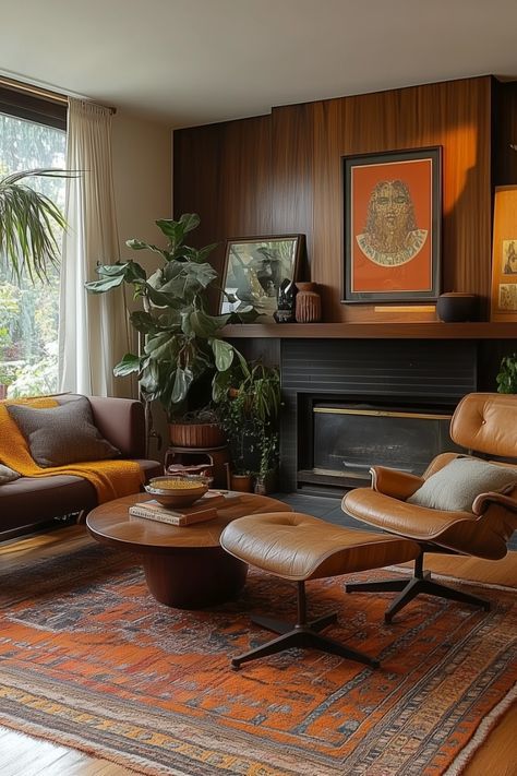 the living room is clean and ready to be used as an office or family room